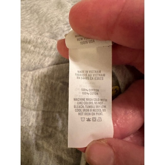 Aerie Women's Short Sleeve Cotton Cropped Tie Wrap Back T-Shirt Size M G… - Picture 10 of 10